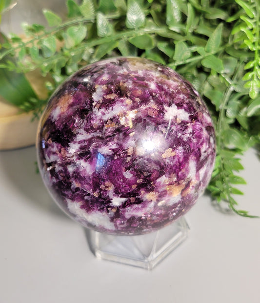 79mm Purple Mica Sphere