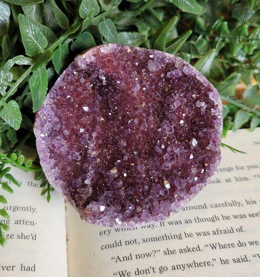 Berry Amethyst Cupcake Cut base freeform