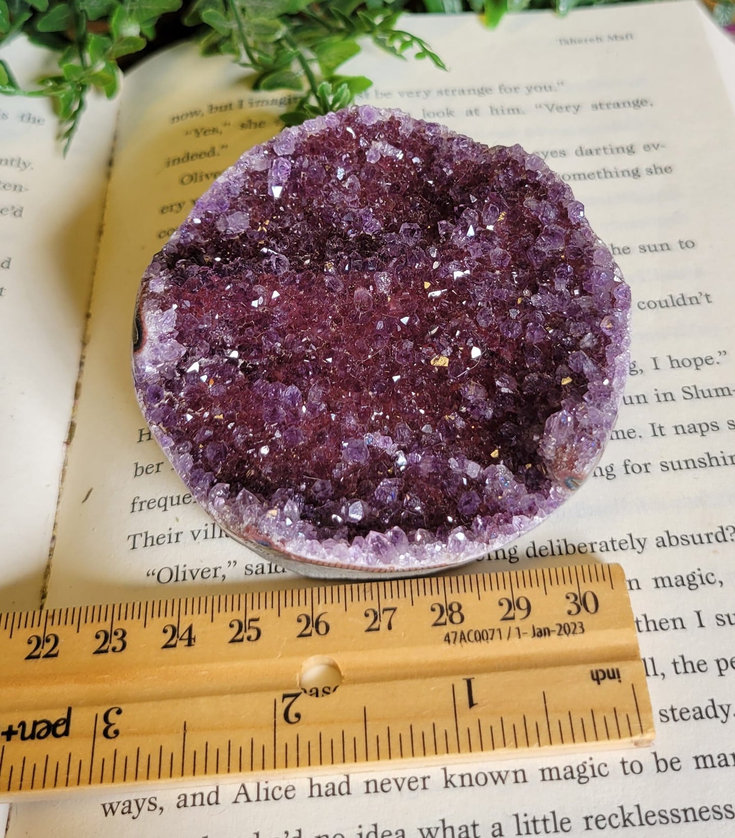 Berry Amethyst Cupcake Cut base freeform