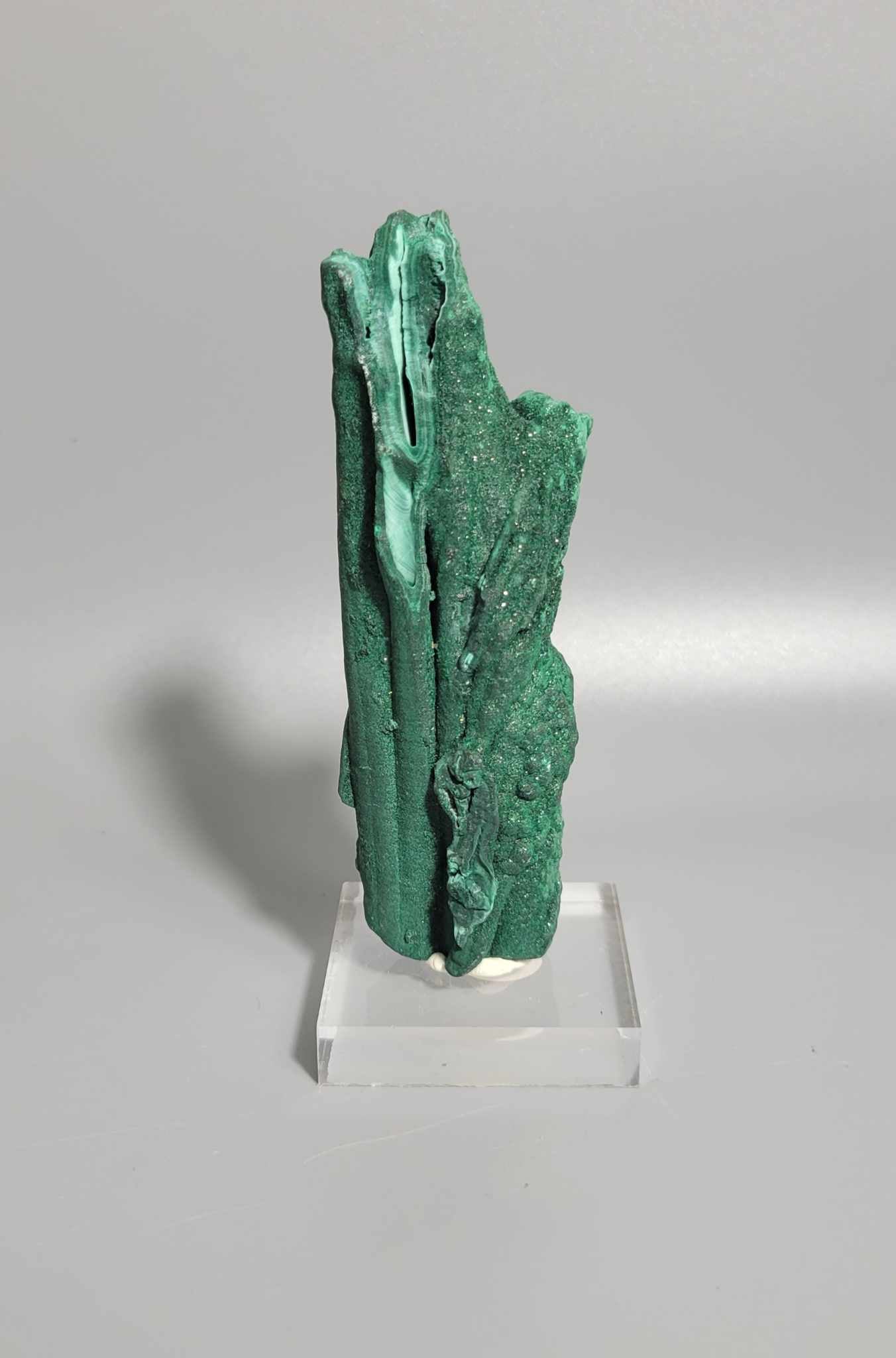 Natural Raw Malachite Stalactite Specimen 💚