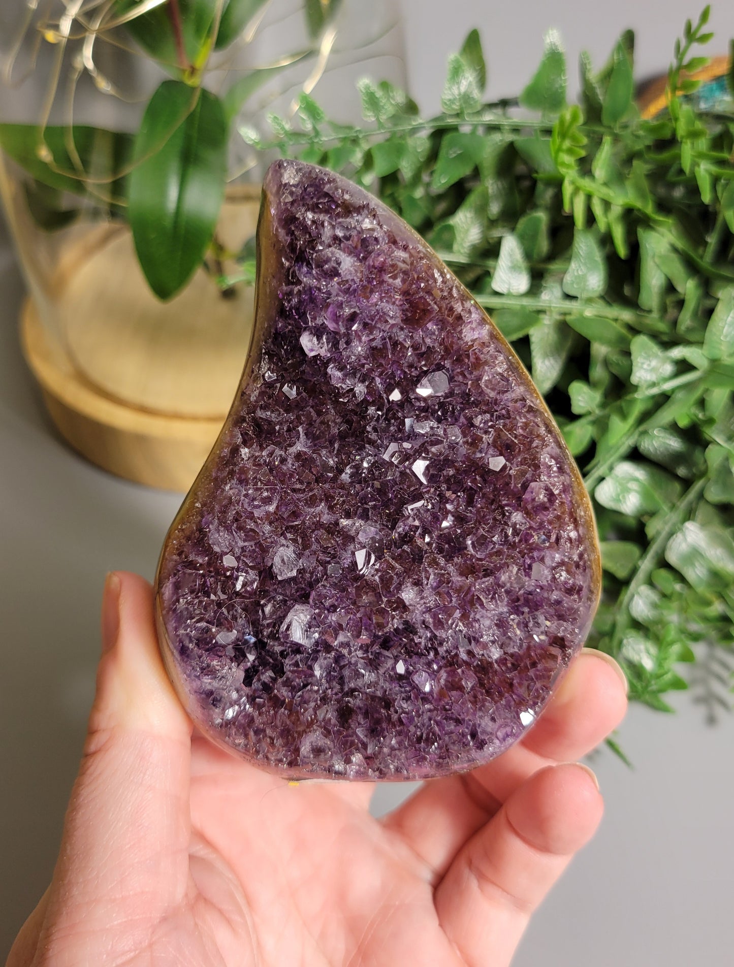 Purple amethyst freeform