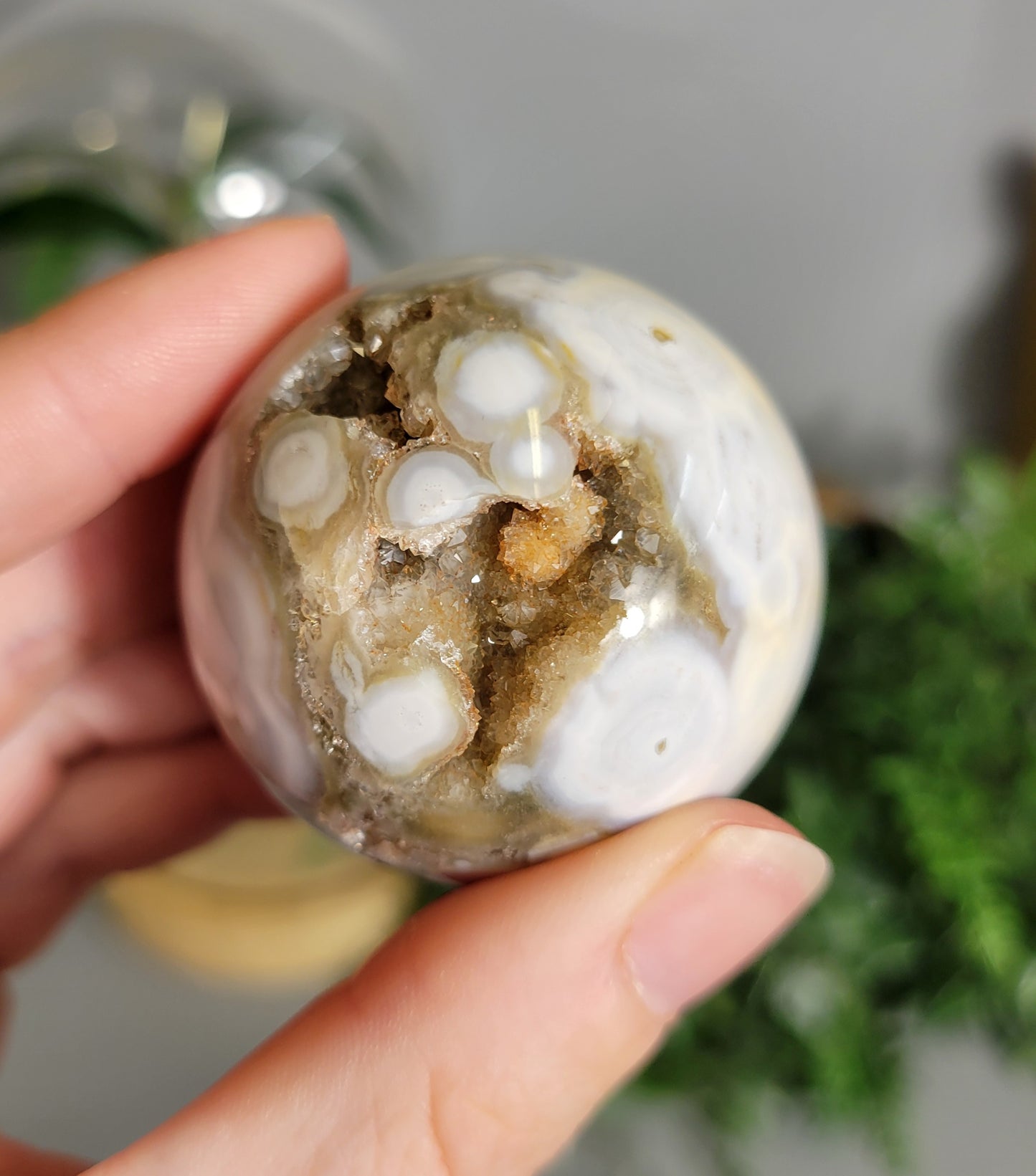 43mm Ocean jasper sphere