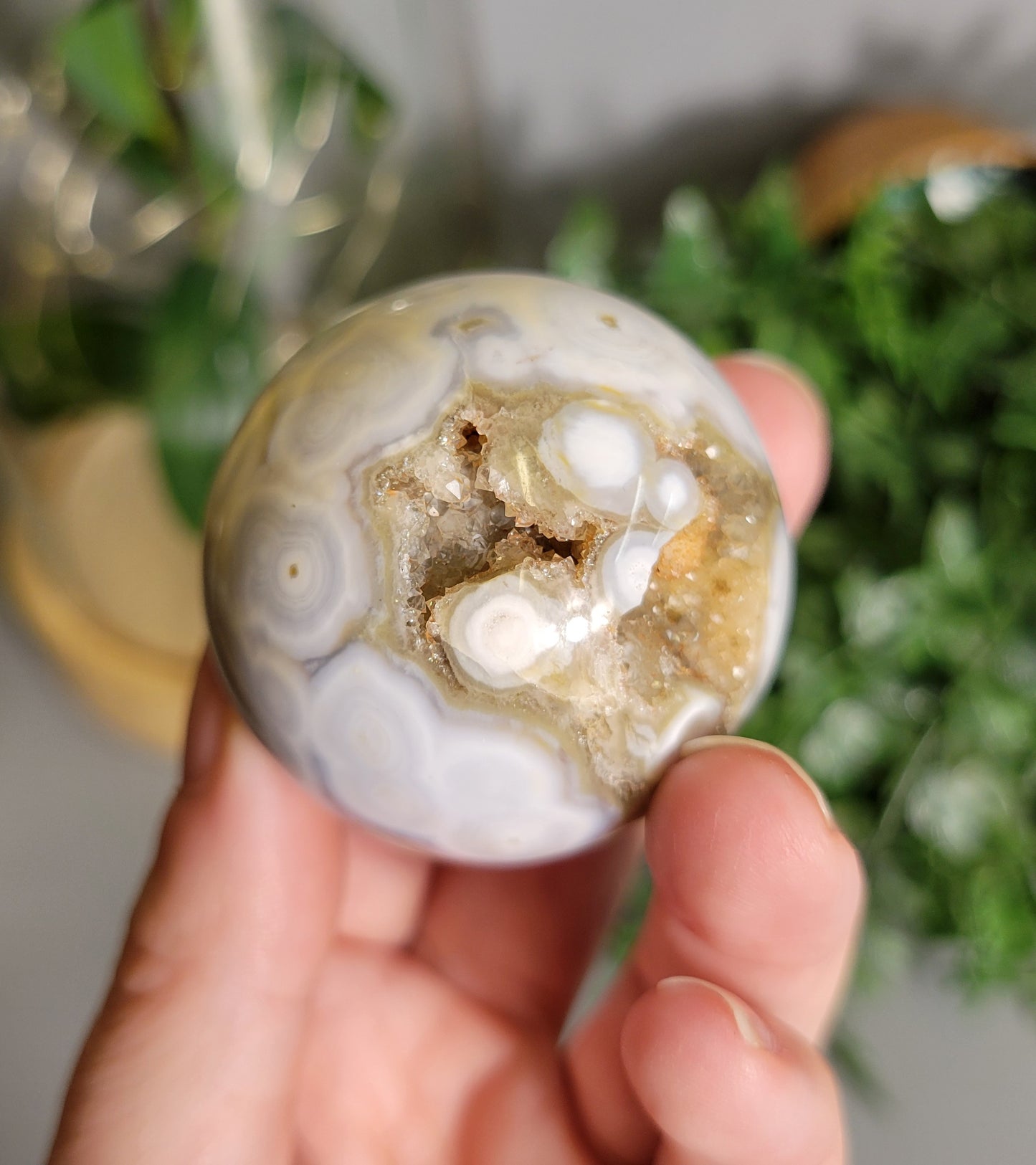 43mm Ocean jasper sphere