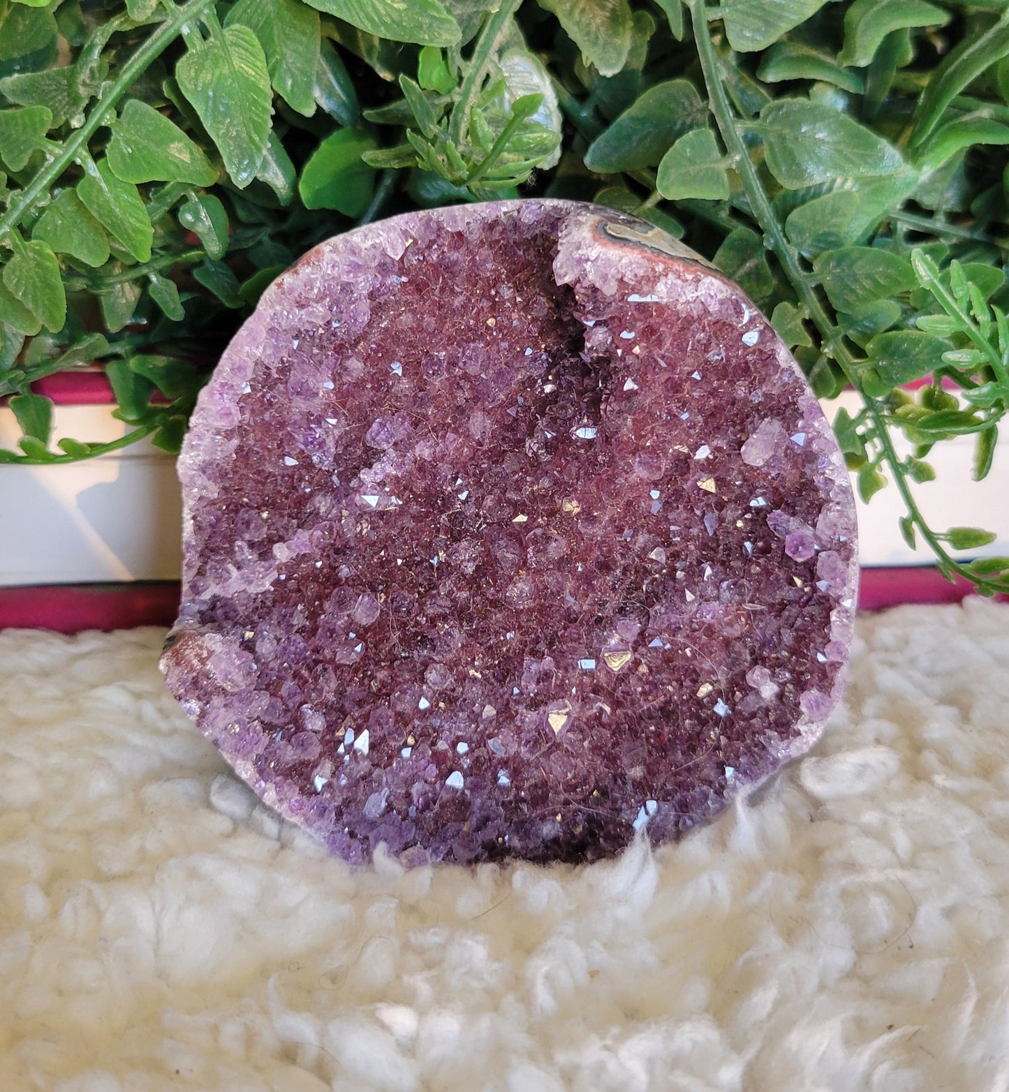 Berry Amethyst Cupcake Cut base freeform