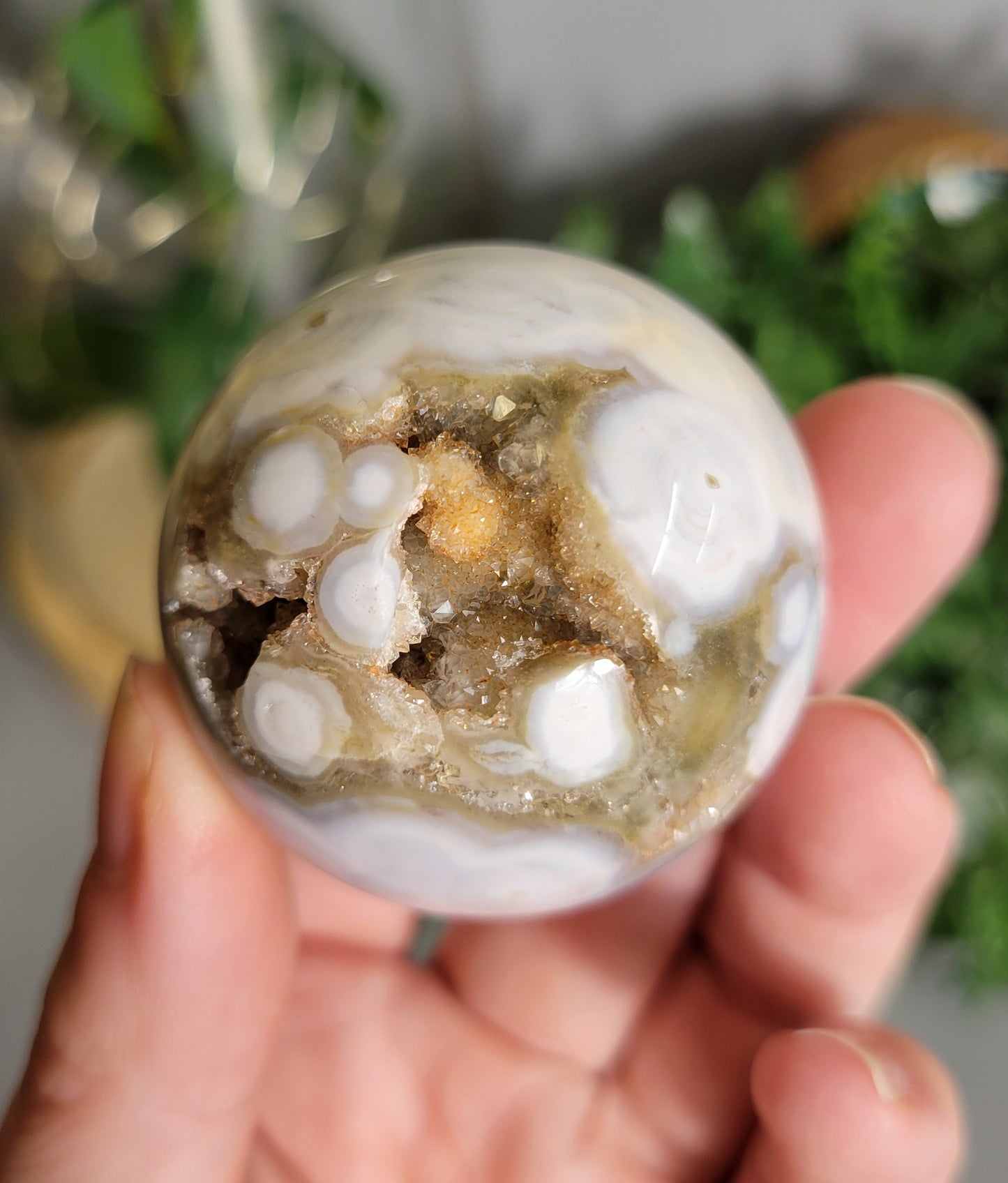 43mm Ocean jasper sphere