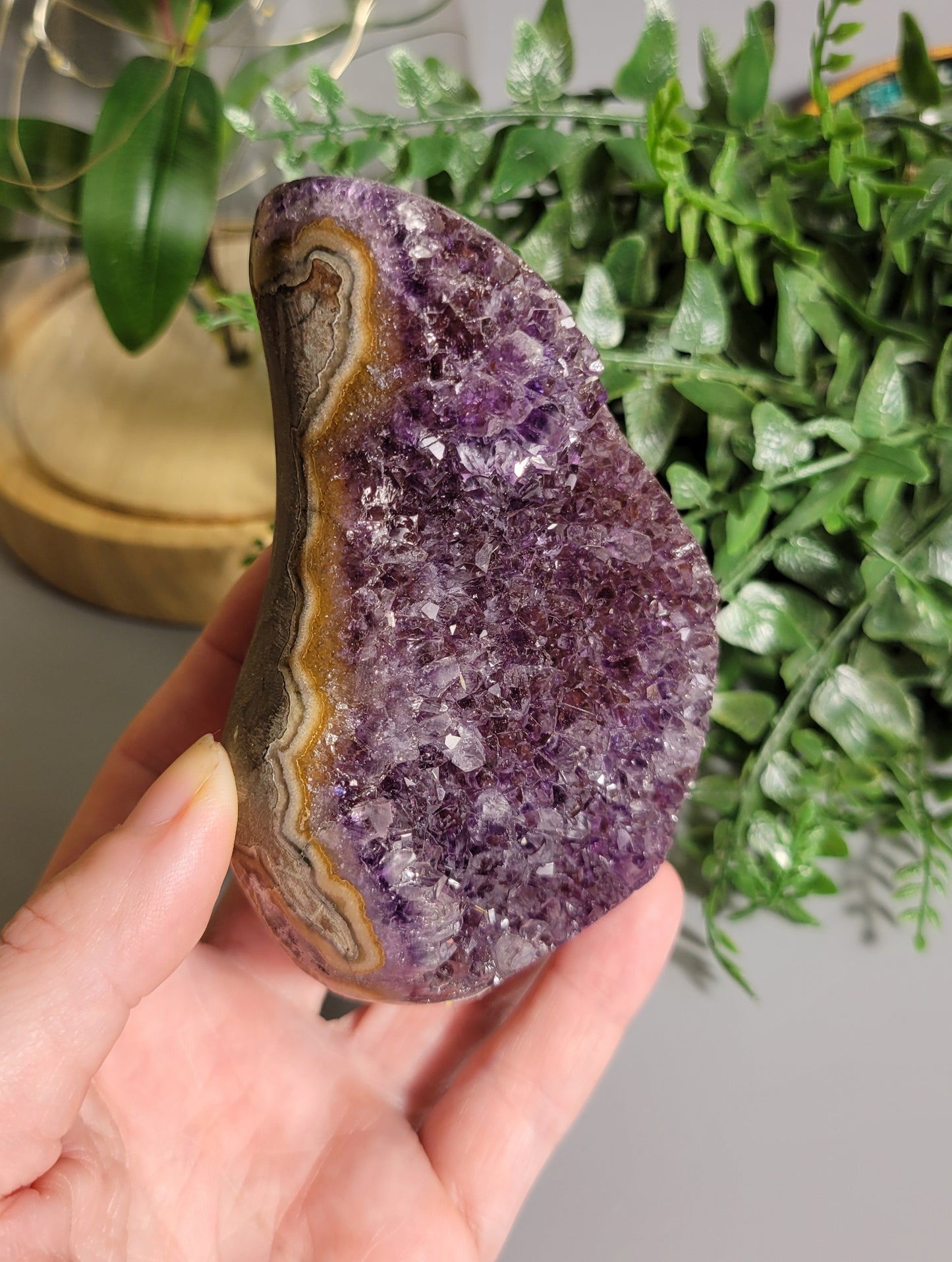 Purple amethyst freeform